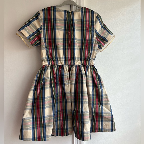 Crewcuts Plaid Party Christmas Dress Size 6 - Picture 8 of 8